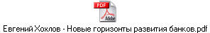 Евгений Хохлов - Новые горизонты развития банков.pdf